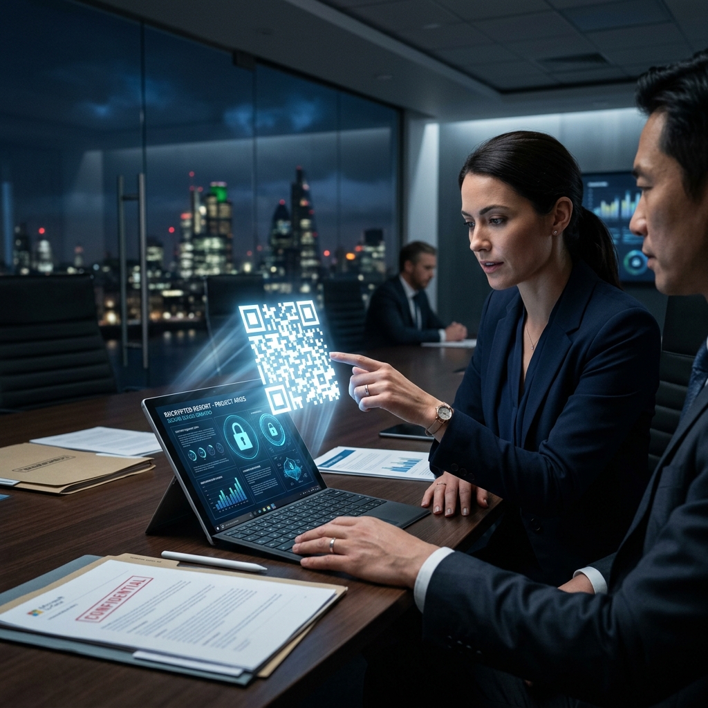 Secure Document Sharing: How QR Codes Verify Sensitive Business Data
